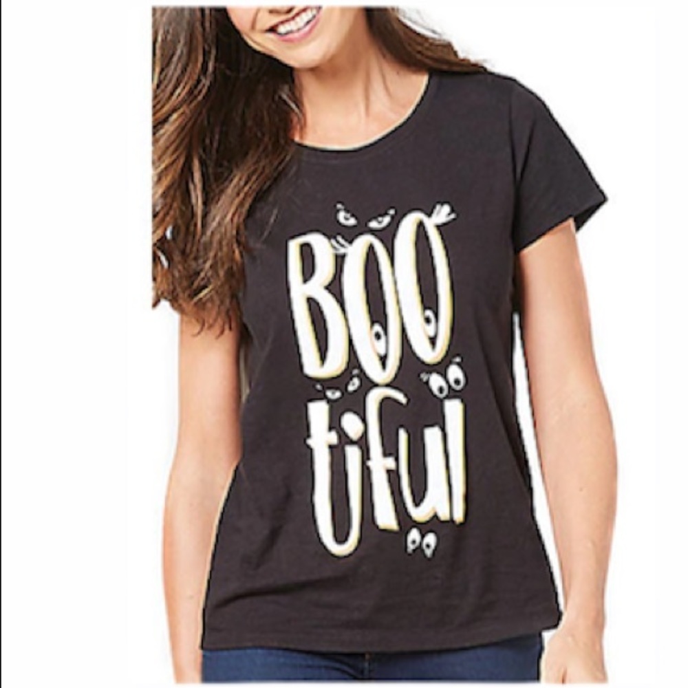 Lightning Bug NWOT Women’s Glow in Dark‎ Halloween Graphic T-shirt L
